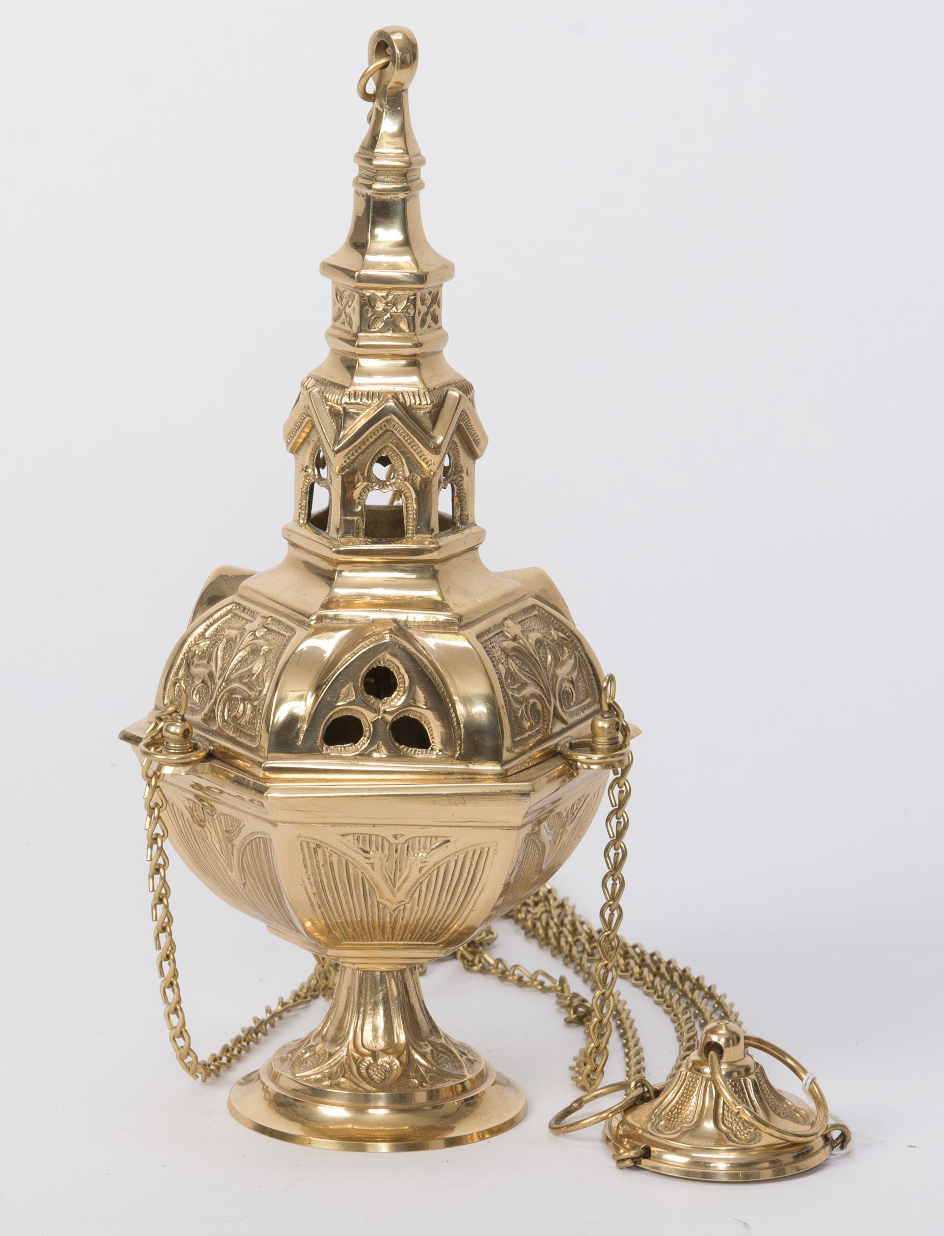 Censer | Three Chain Brass | H-177