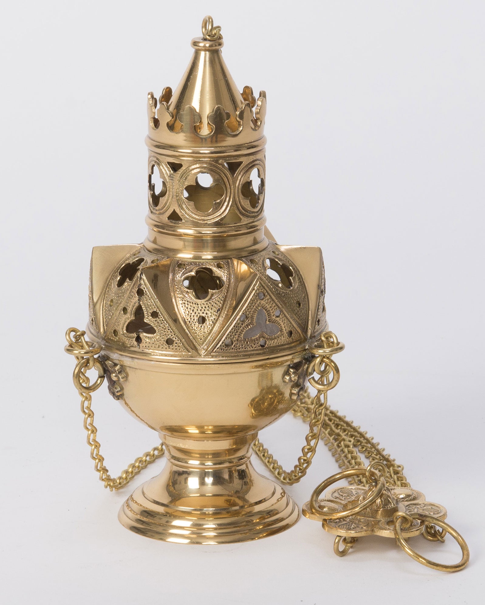 Censer | Three Chain Brass | H-245