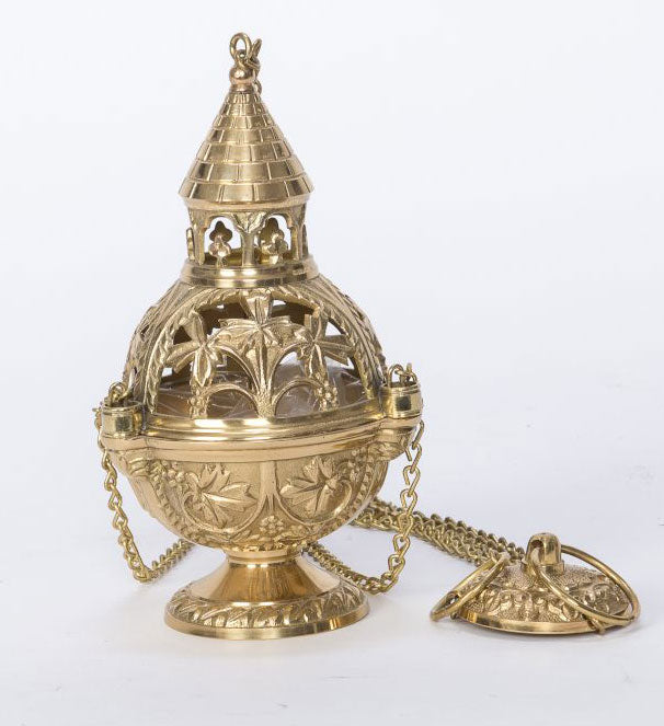 Censer | Three Chain Brass | H-269