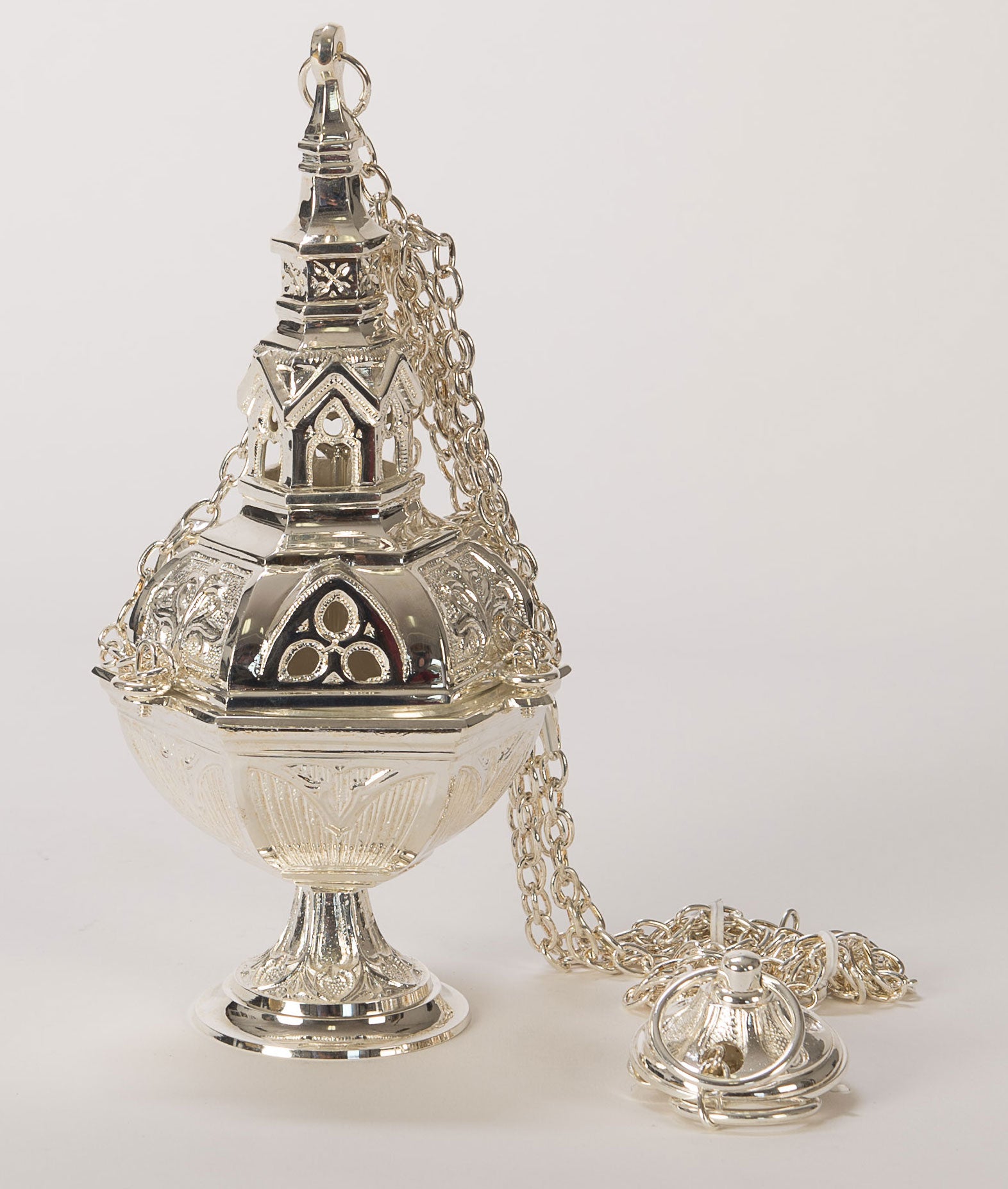 Censer | Three Chain Silver | H-177S