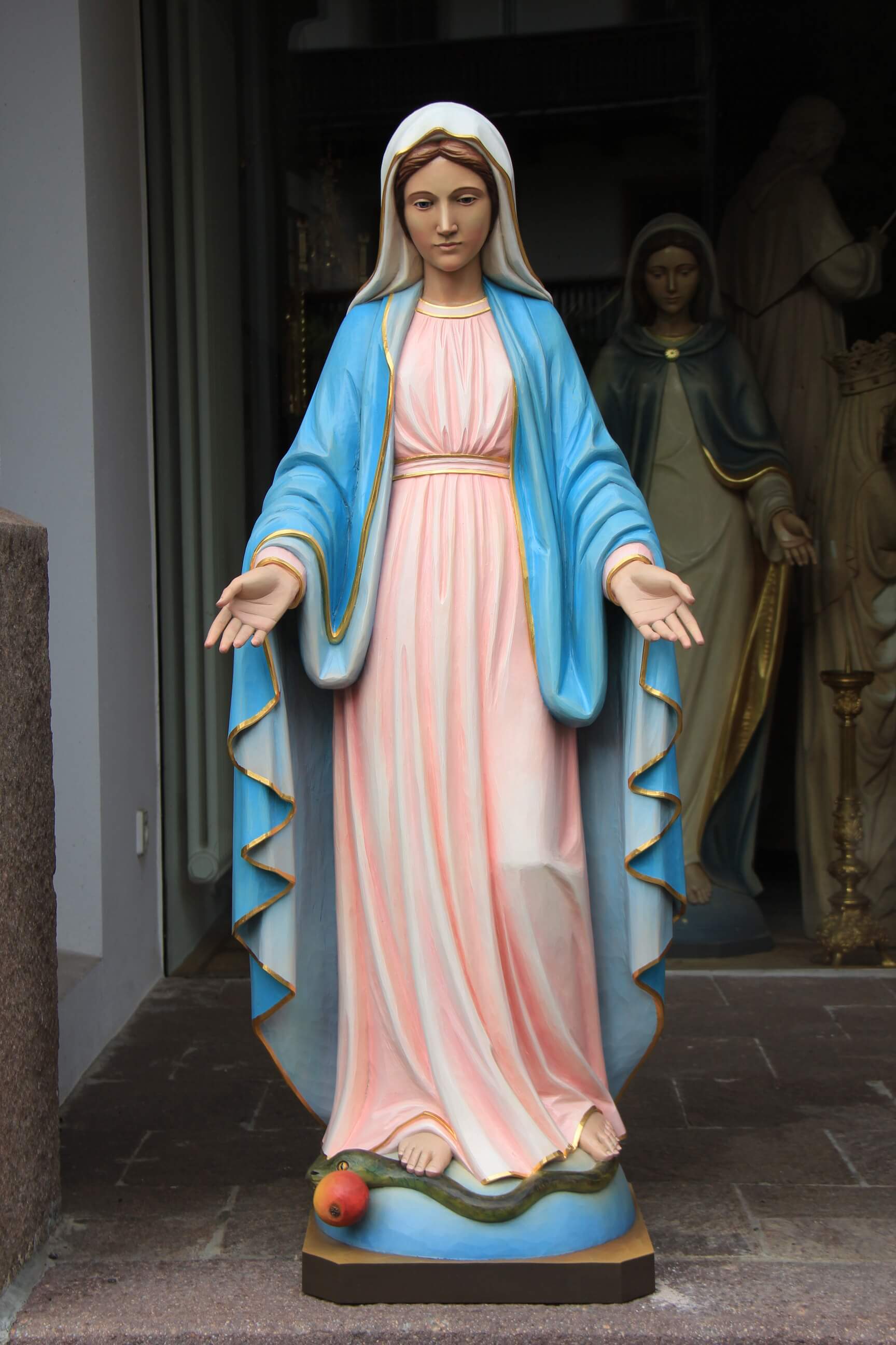 Our Lady of Grace | Wood Carved Statue