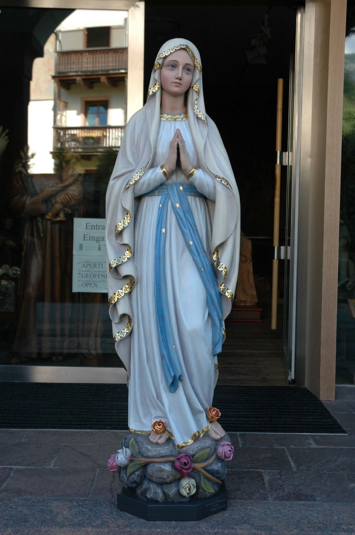 Our Lady of Lourdes | Wood Carved Statue