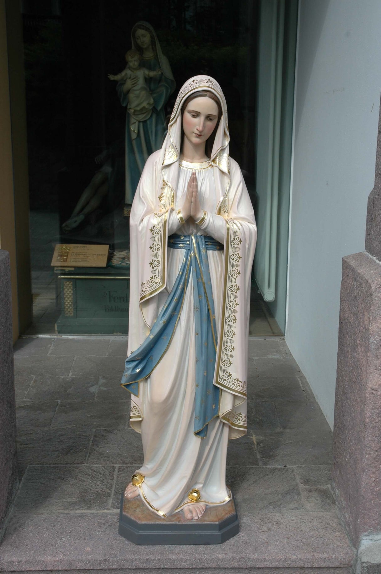 Our Lady of Lourdes | Wood Carved Statue