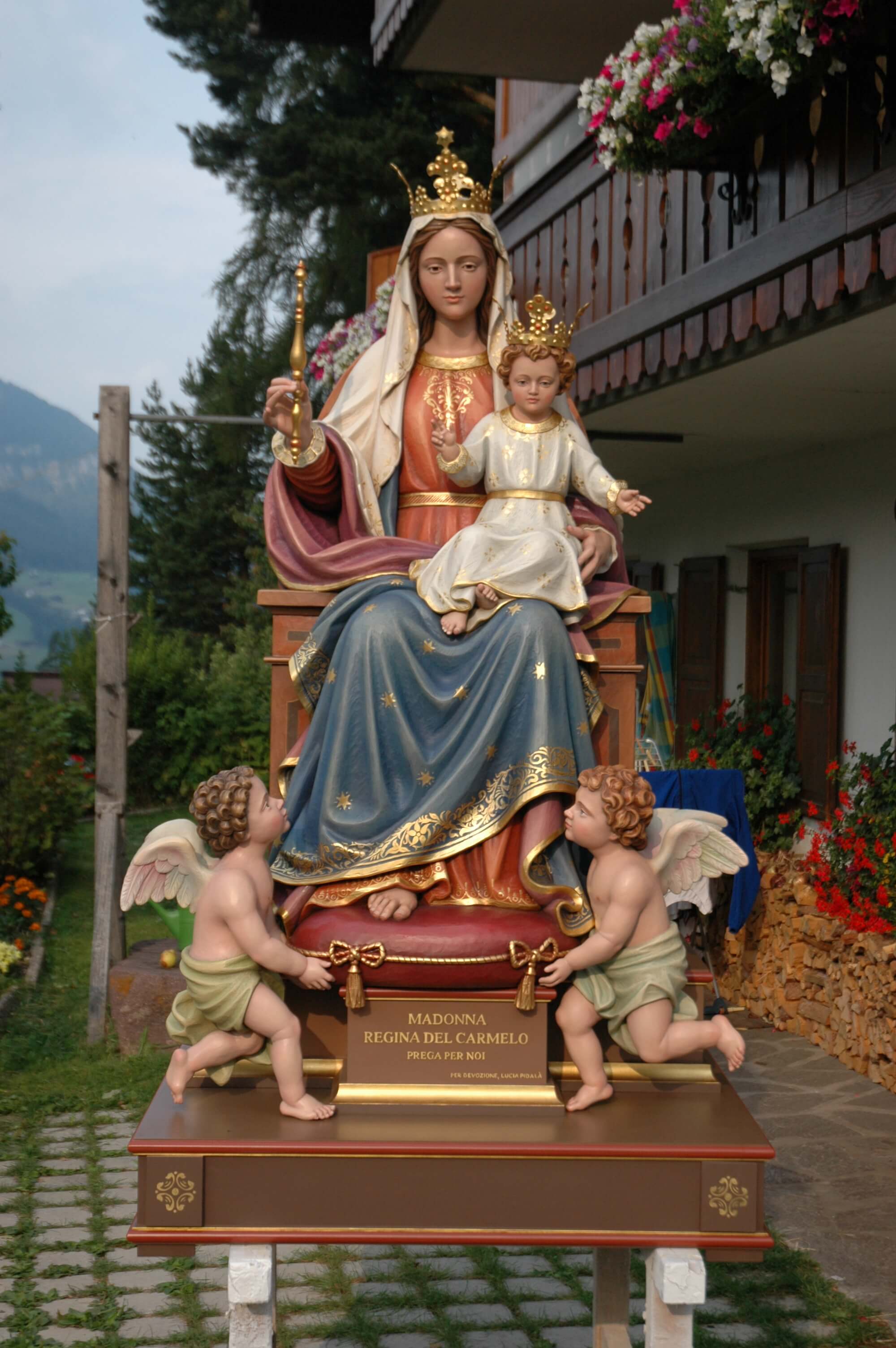 Our Lady of Mount Carmel | Wood Carved Statue