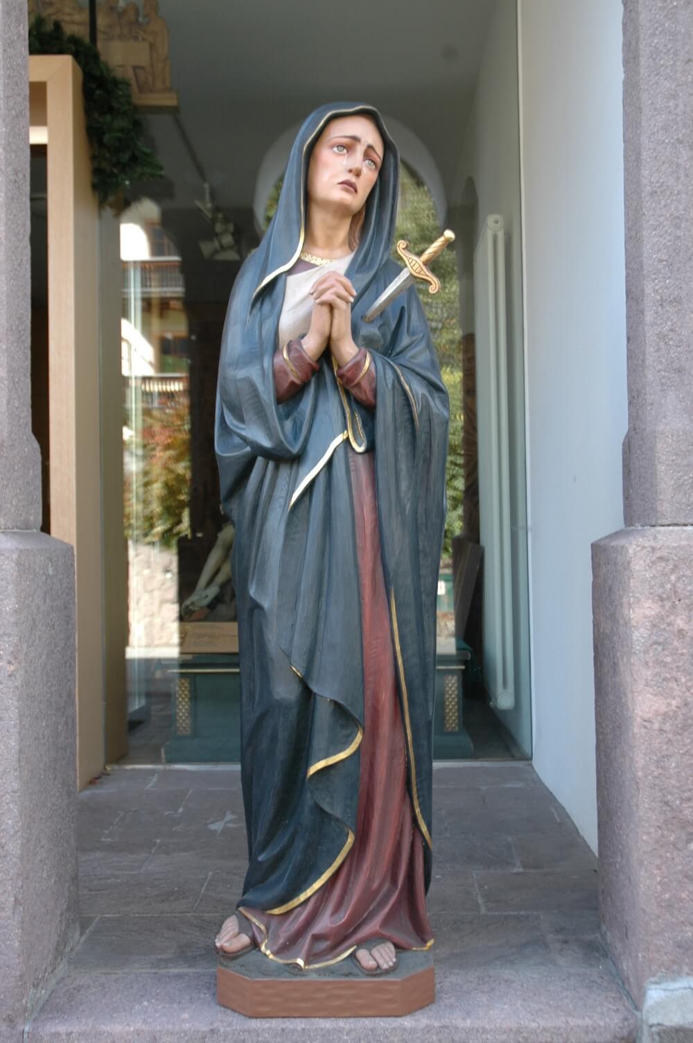 Our Lady of Sorrows | Wood Carved Statue