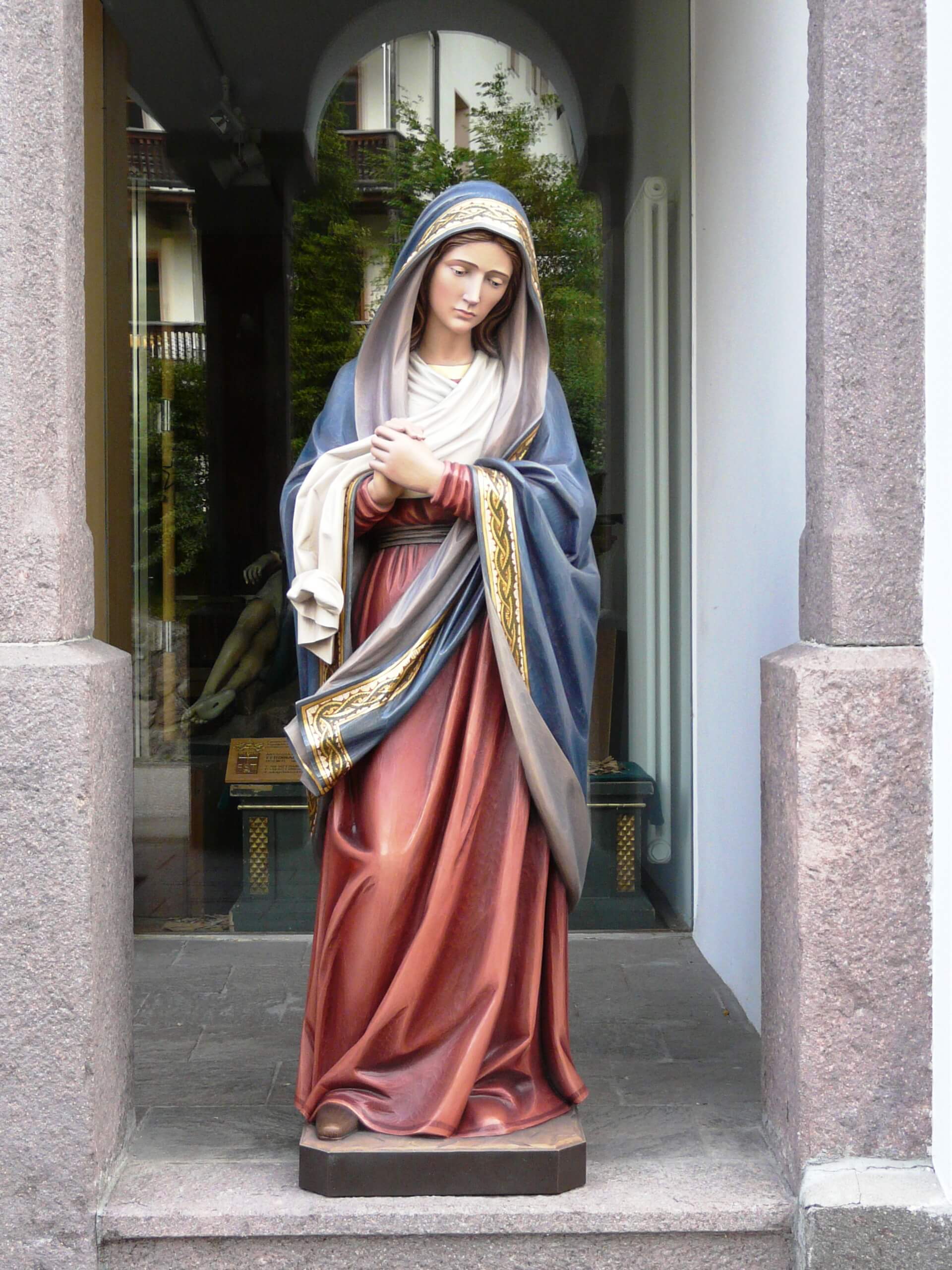 Our Lady of Sorrows | Wood Carved Statue