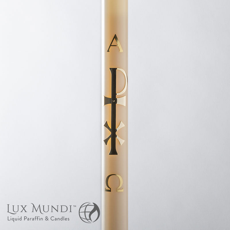 Paschal Candle Shell | Chi Rho Paschal Candle Shell | Chi Rho