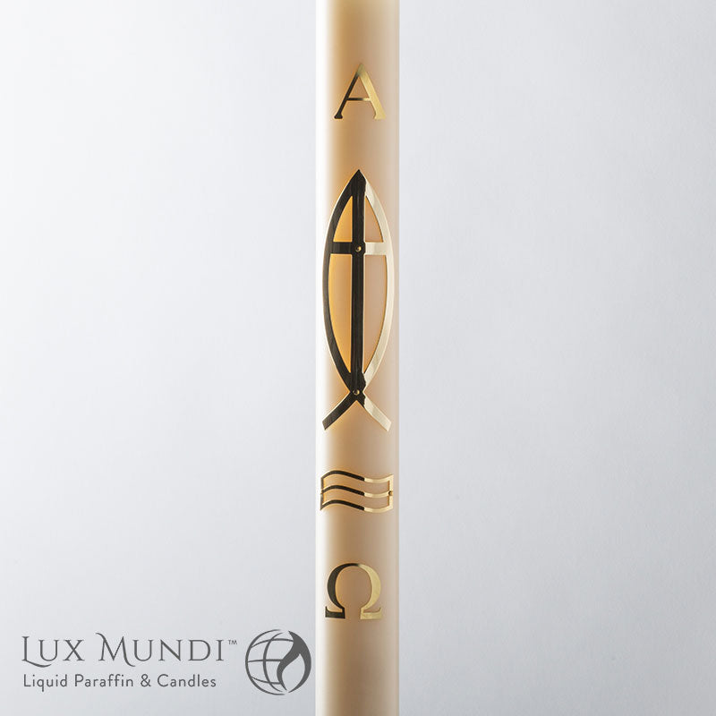Paschal Candle Shell | Fish Design