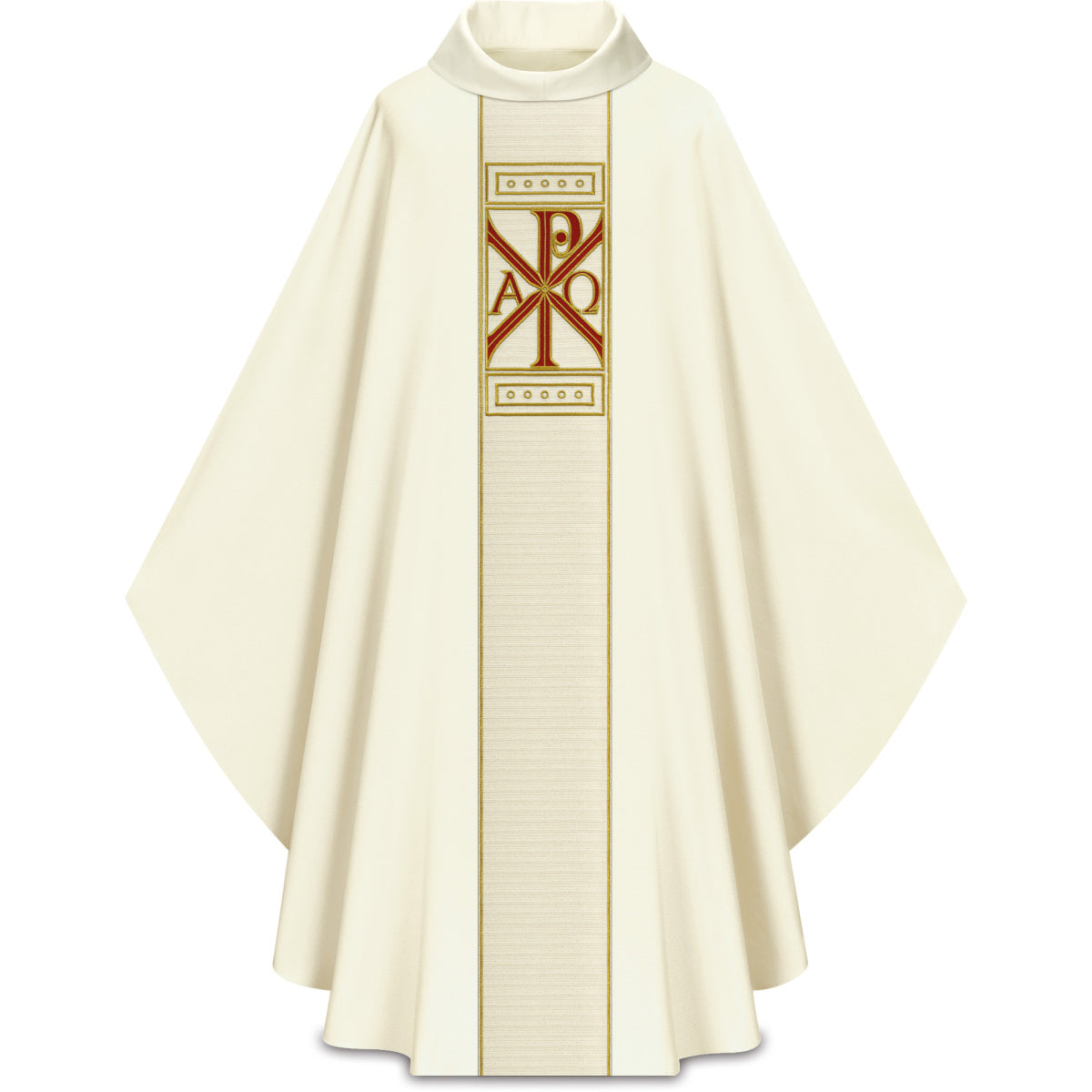 Priest Chasuble | Alpha Omega and Chi Rho