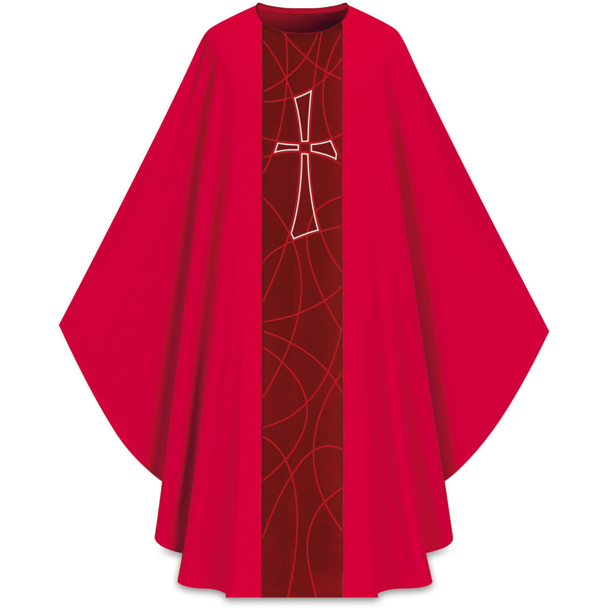 Priest Chasuble | Cross Motif in Dupion 5230
