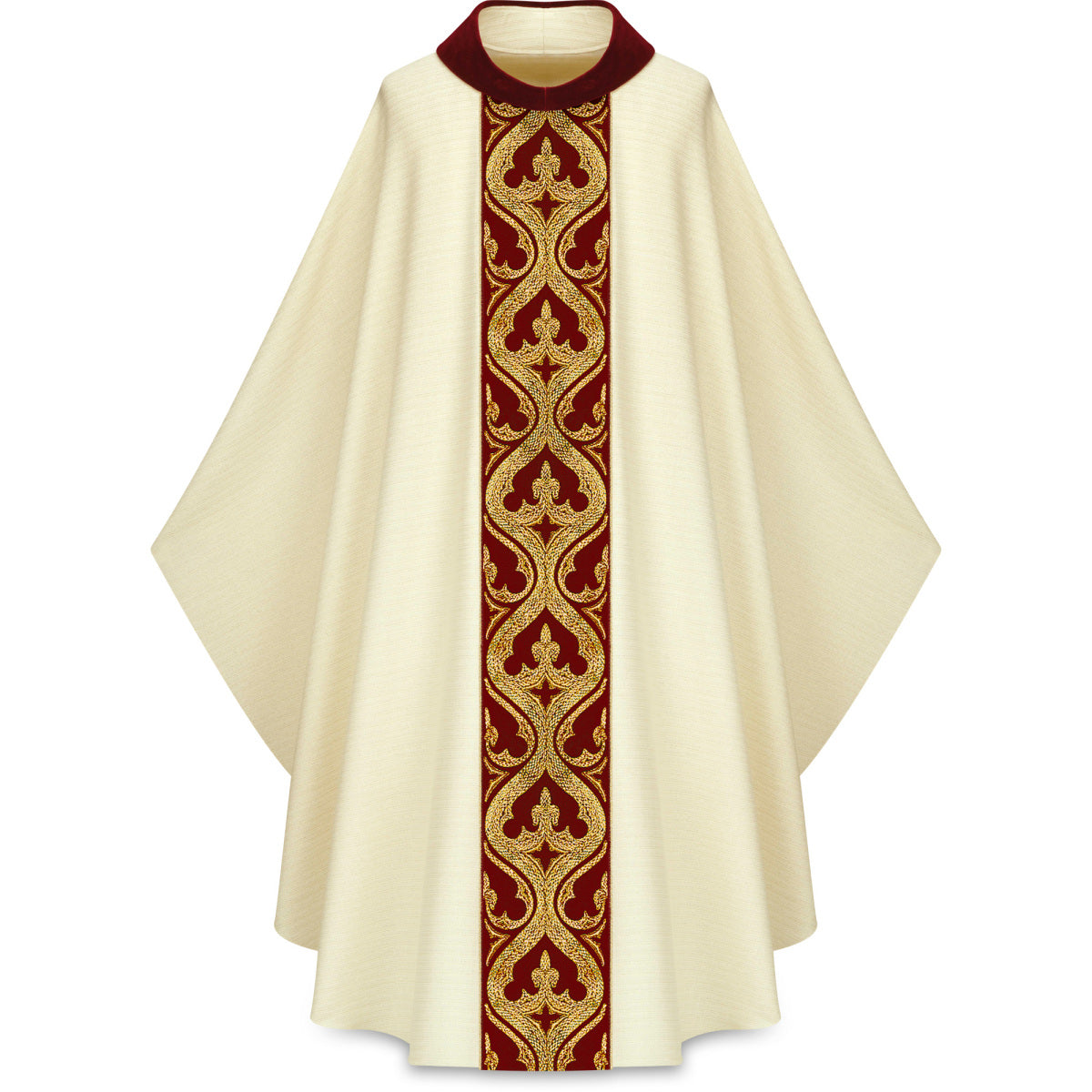 Priest Chasuble | Hand Embroidered Cantate 2784