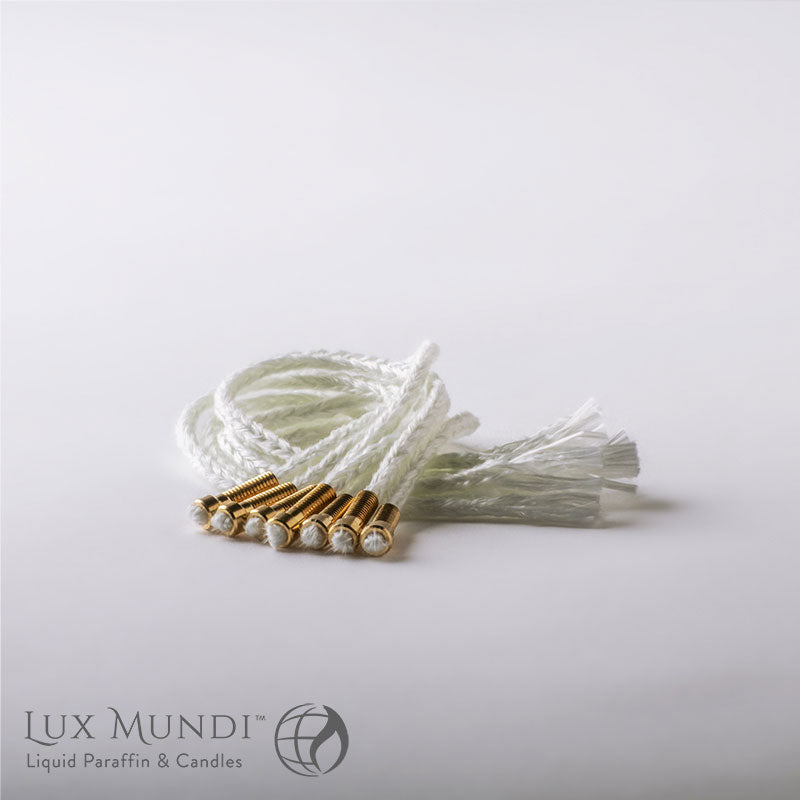 Replacement Wicks for Refillable Liquid Candles | Pack of 7