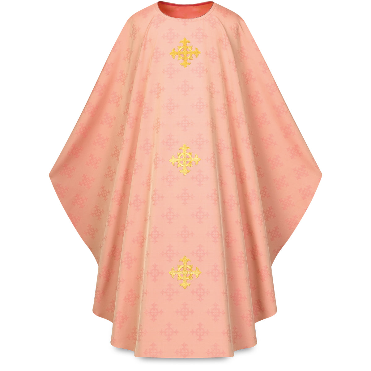 Chasuble with Woven & Embroidered Crosses