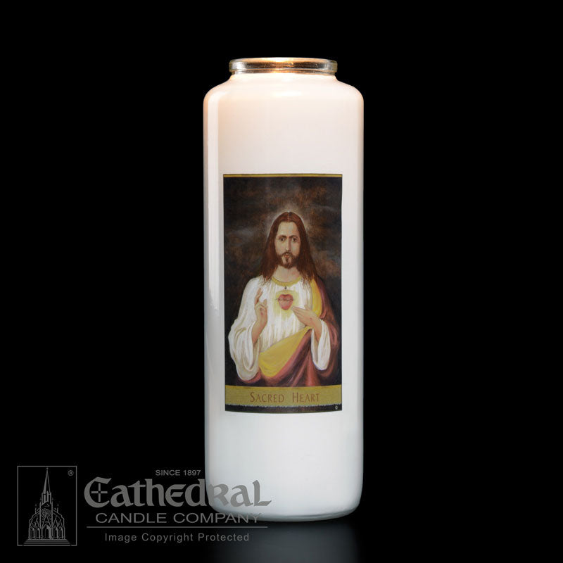 Sacred Heart Of Jesus LED Scented Candle | Catholic Devotionals - View #2