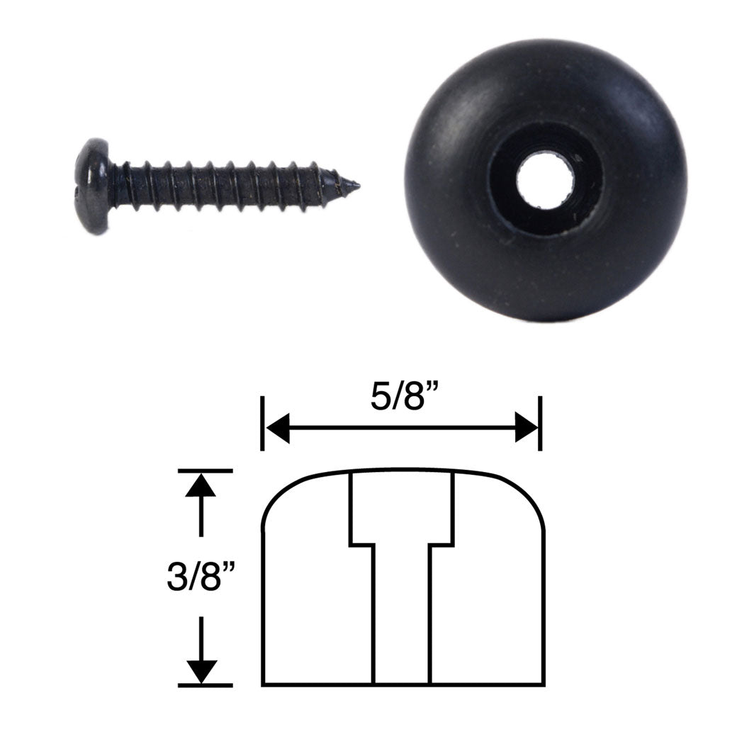 Rubber Bumpers for Wooden Pew Kneelers