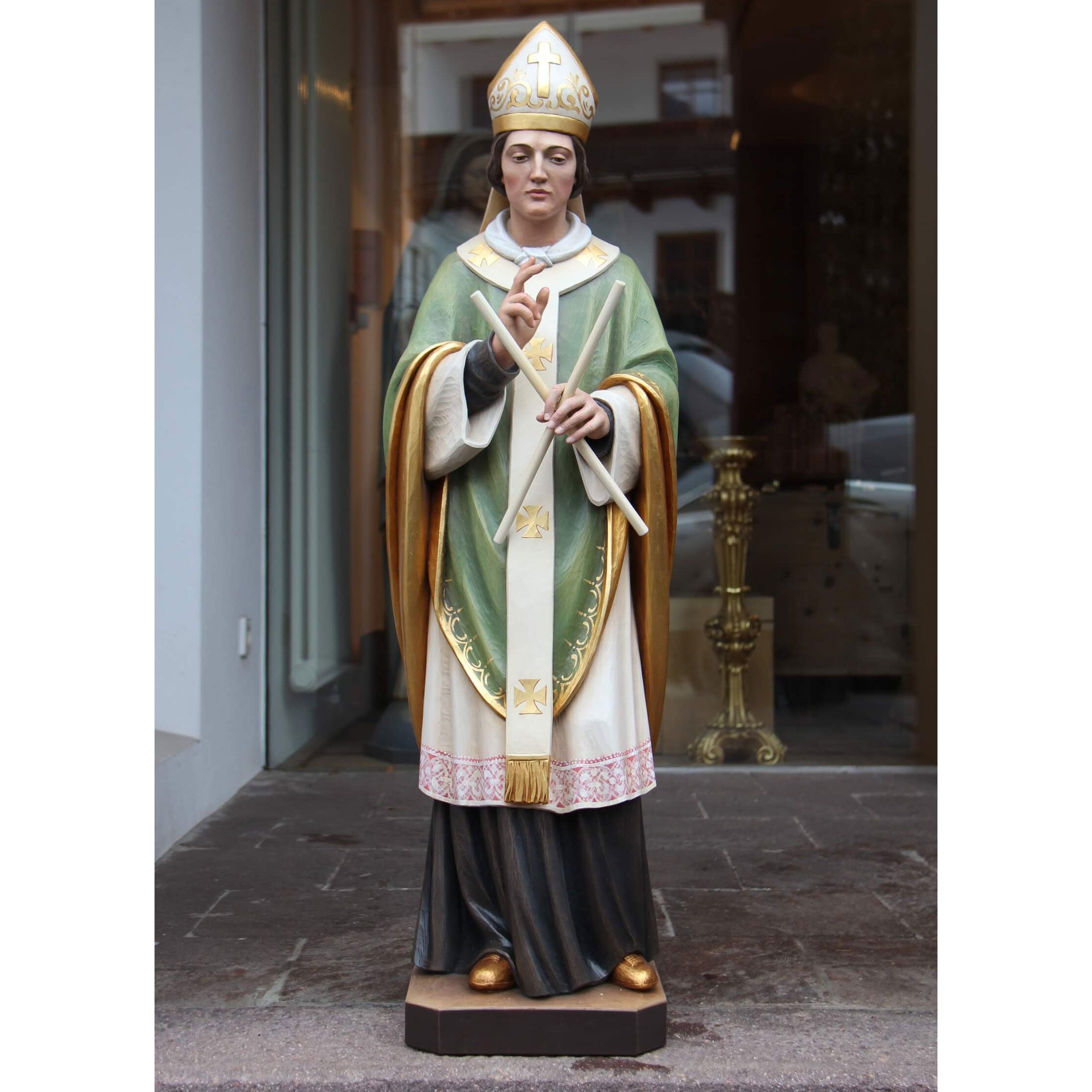 St Blaise | Wood Carved Statue