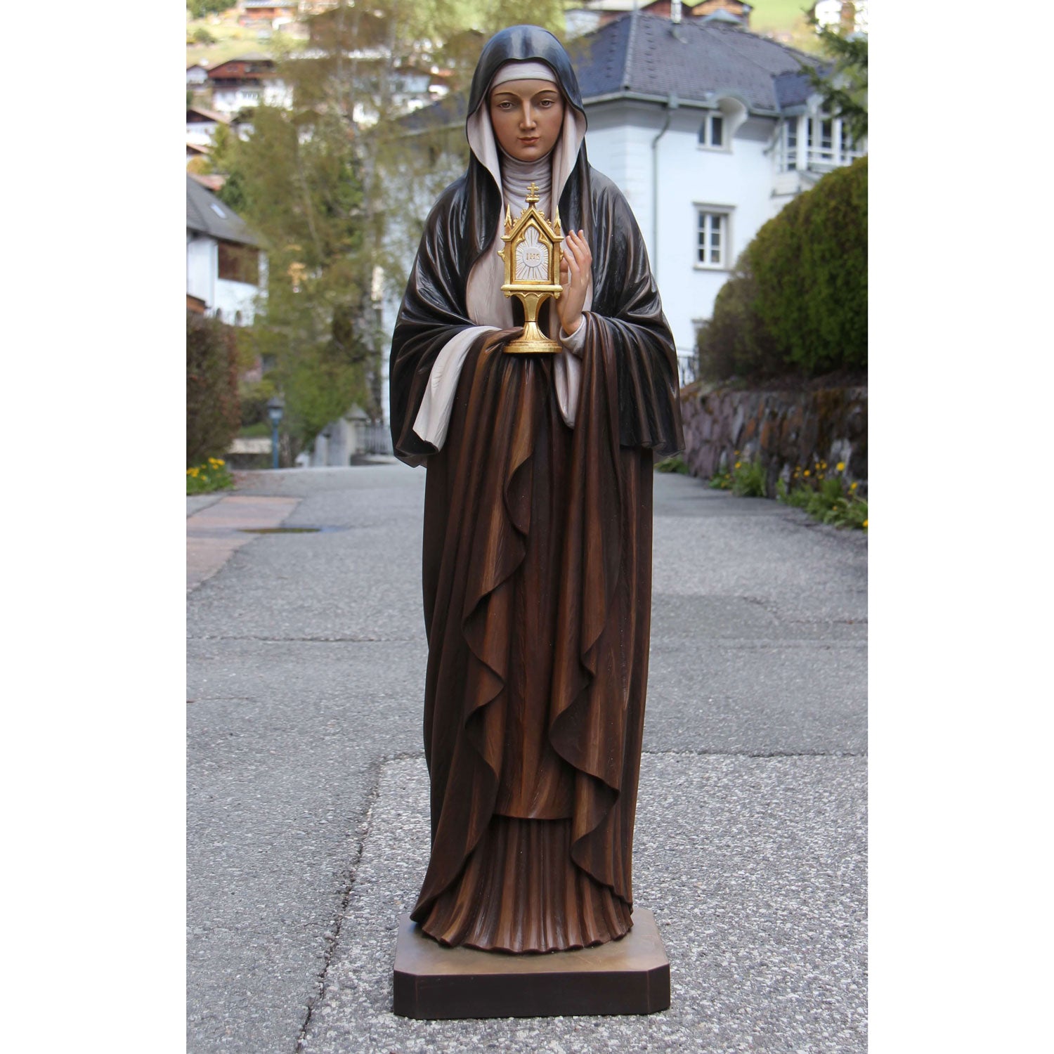 St Clare | Wood Carved Statue