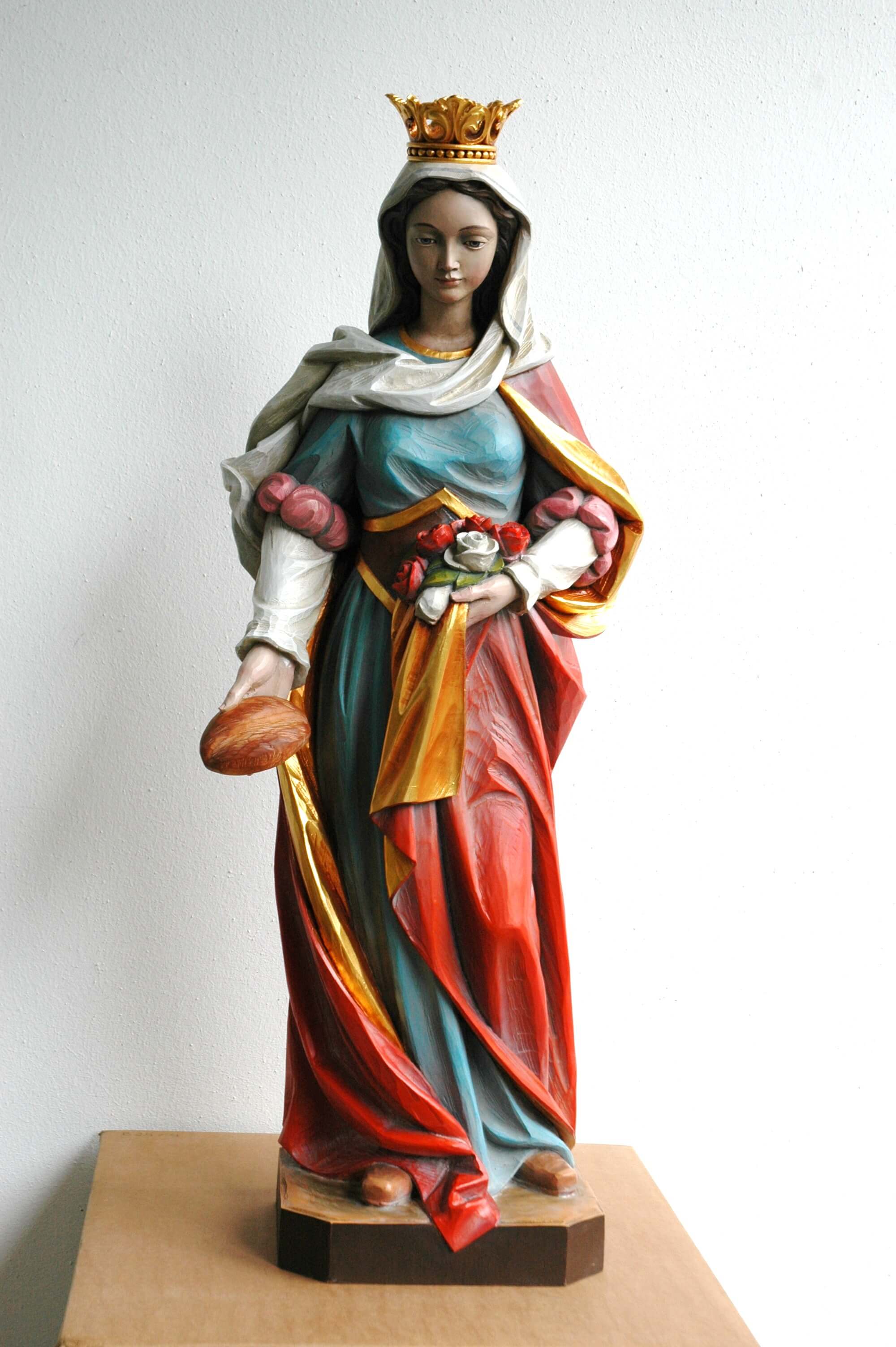 St Elizabeth of Hungary | Wood Carved Statue