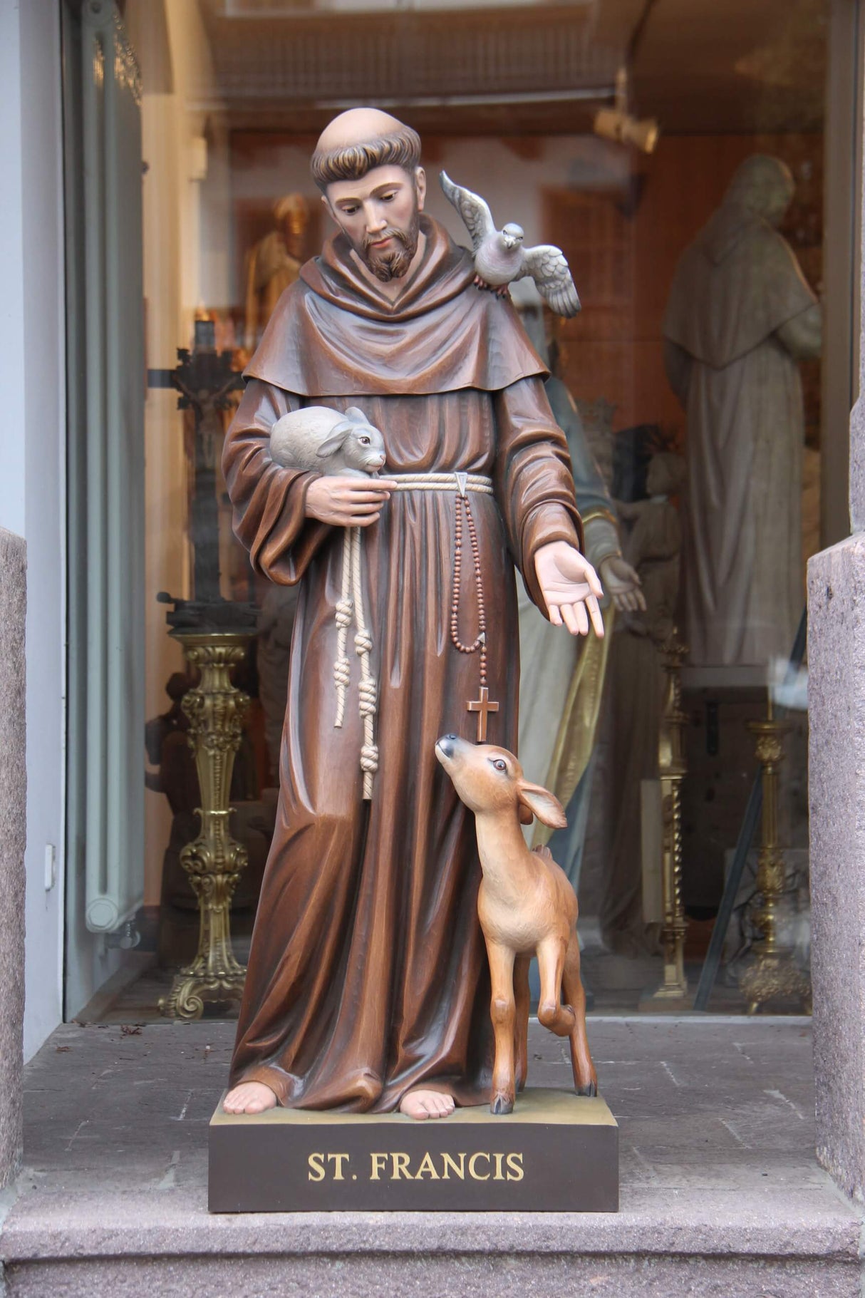 St Francis of Assisi | Wood Carved Statue