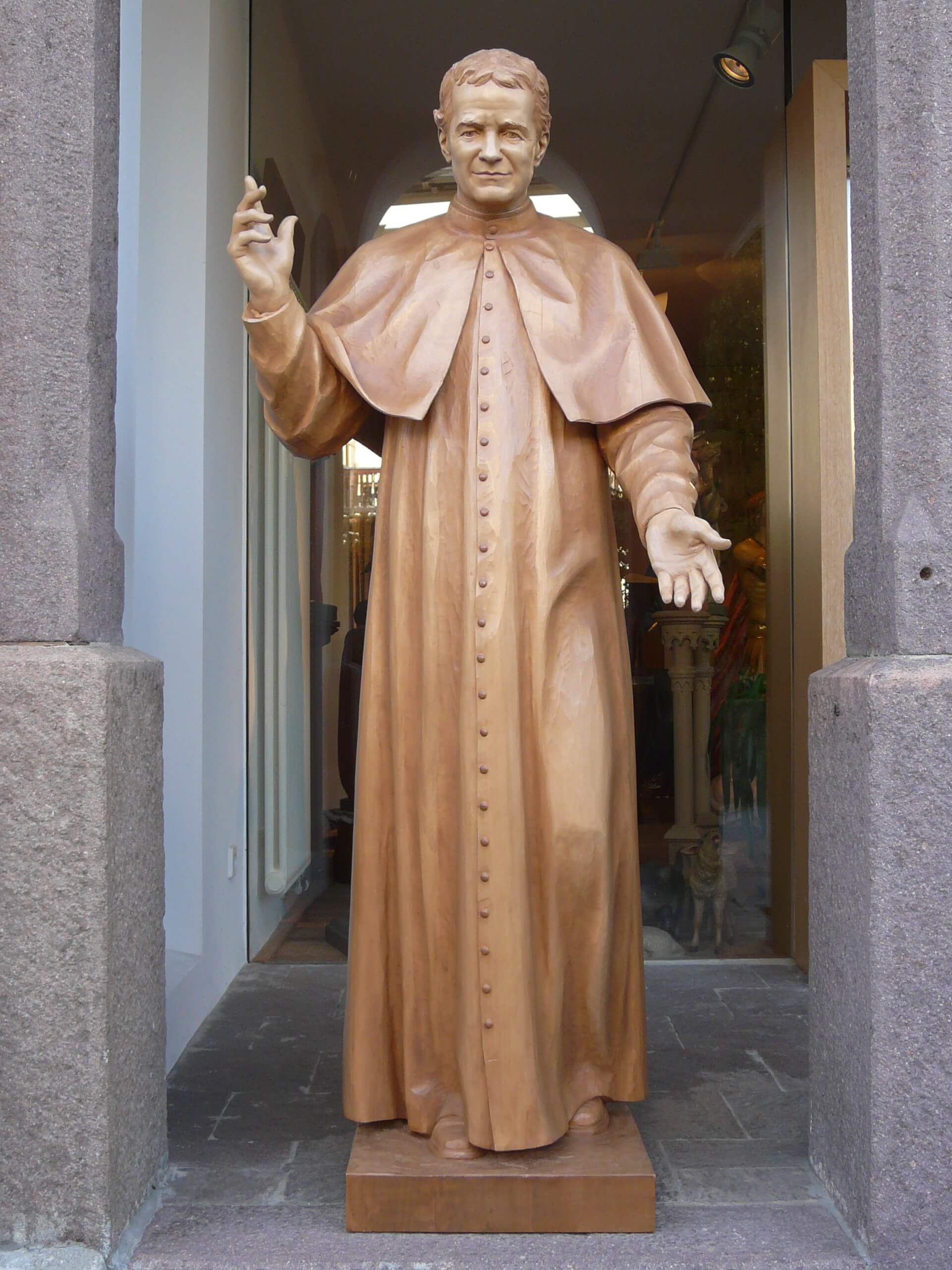 St John Bosco | Wood Carved Statue