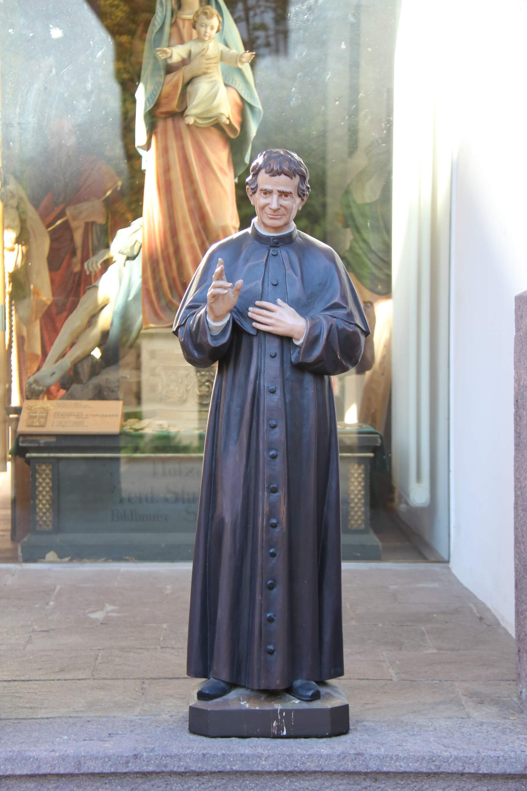 St John Bosco | Wood Carved Statue