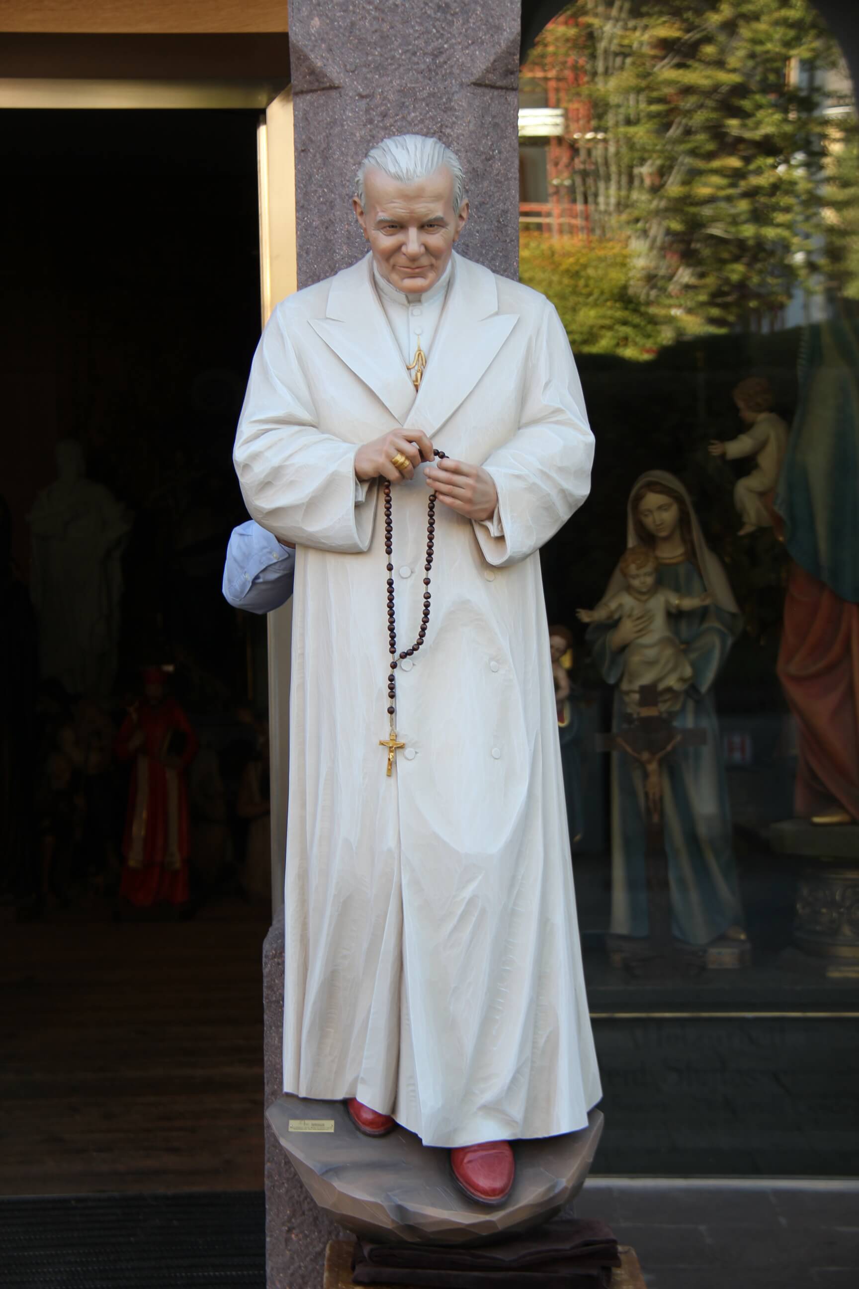 St John Paul II | Wood Carved Statue