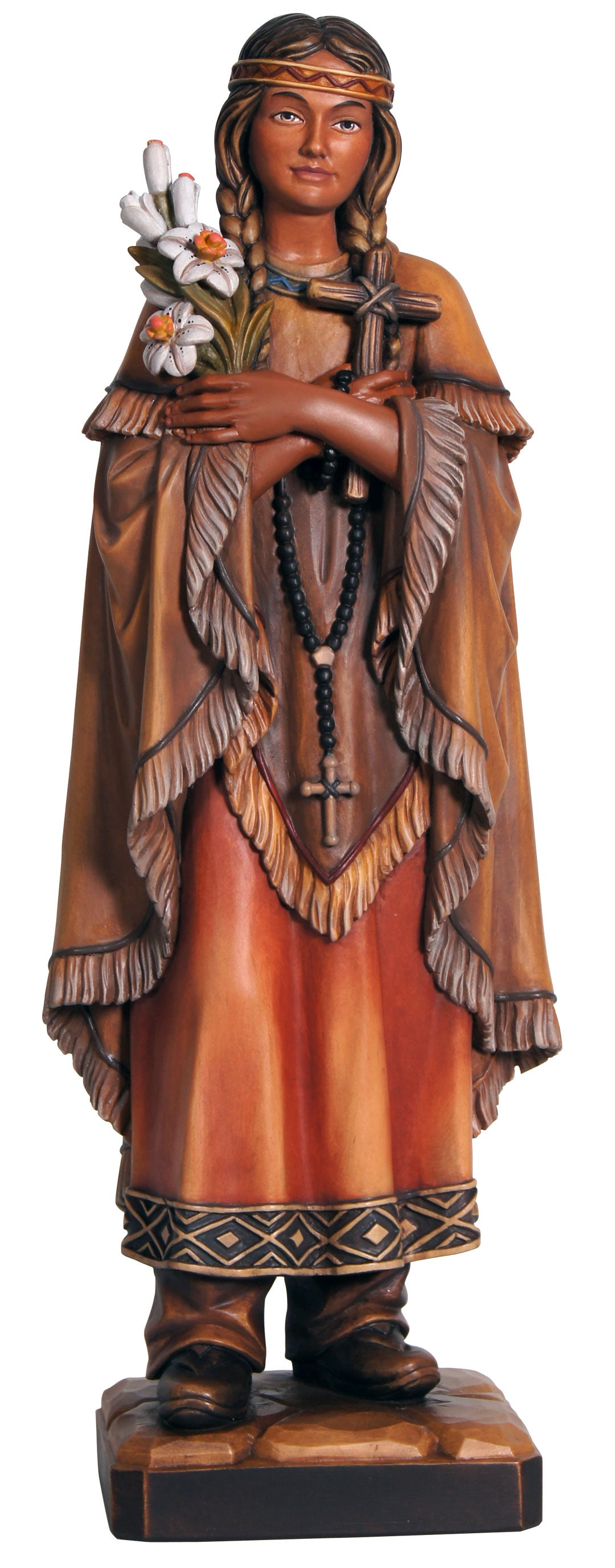St. Kateri Tekakwitha | Wood Statue