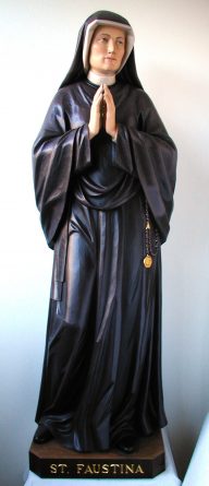St Maria Faustina Kowalska | Wood Carved Statue