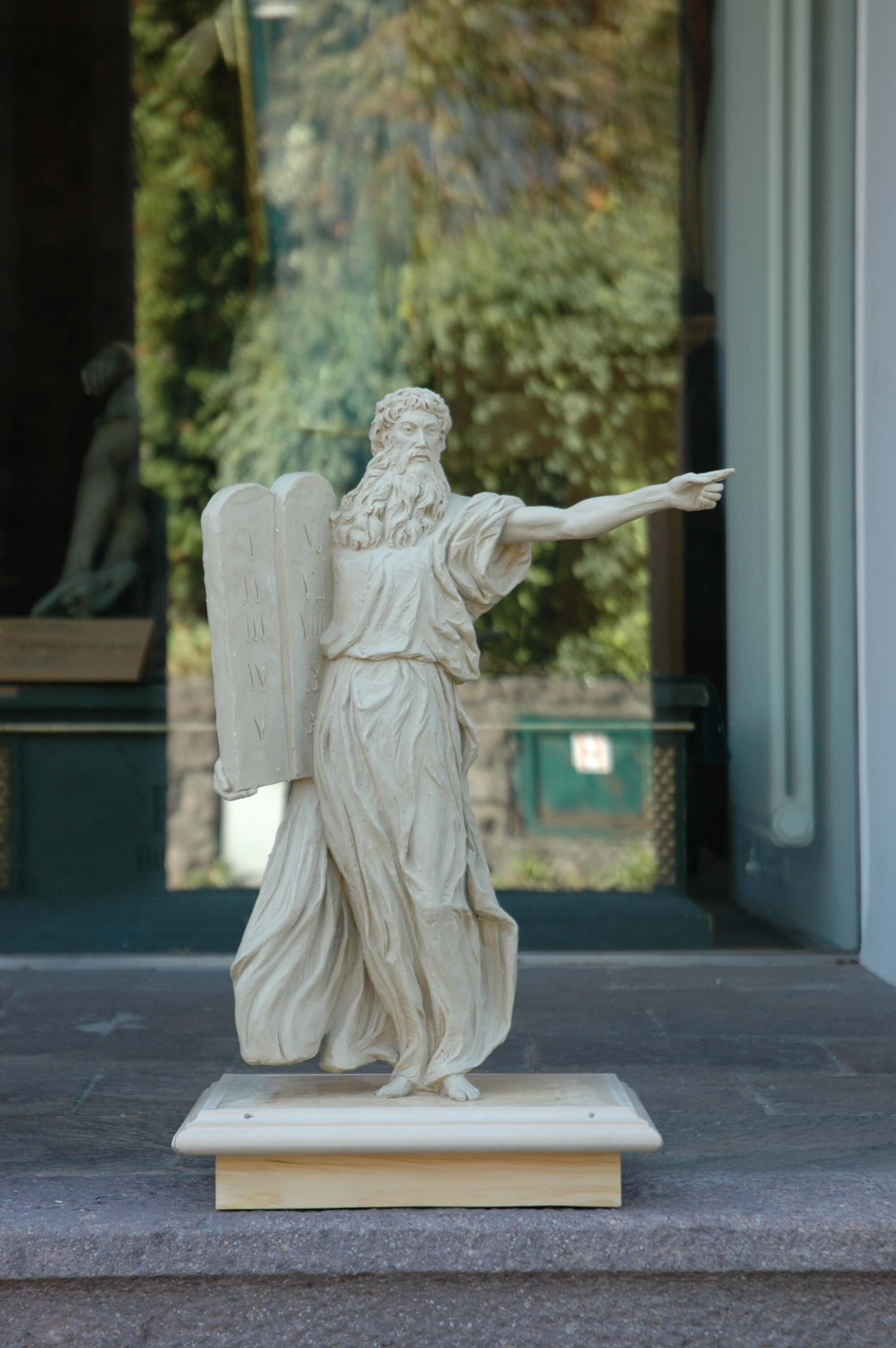 St Moses | Wood Carved Statue