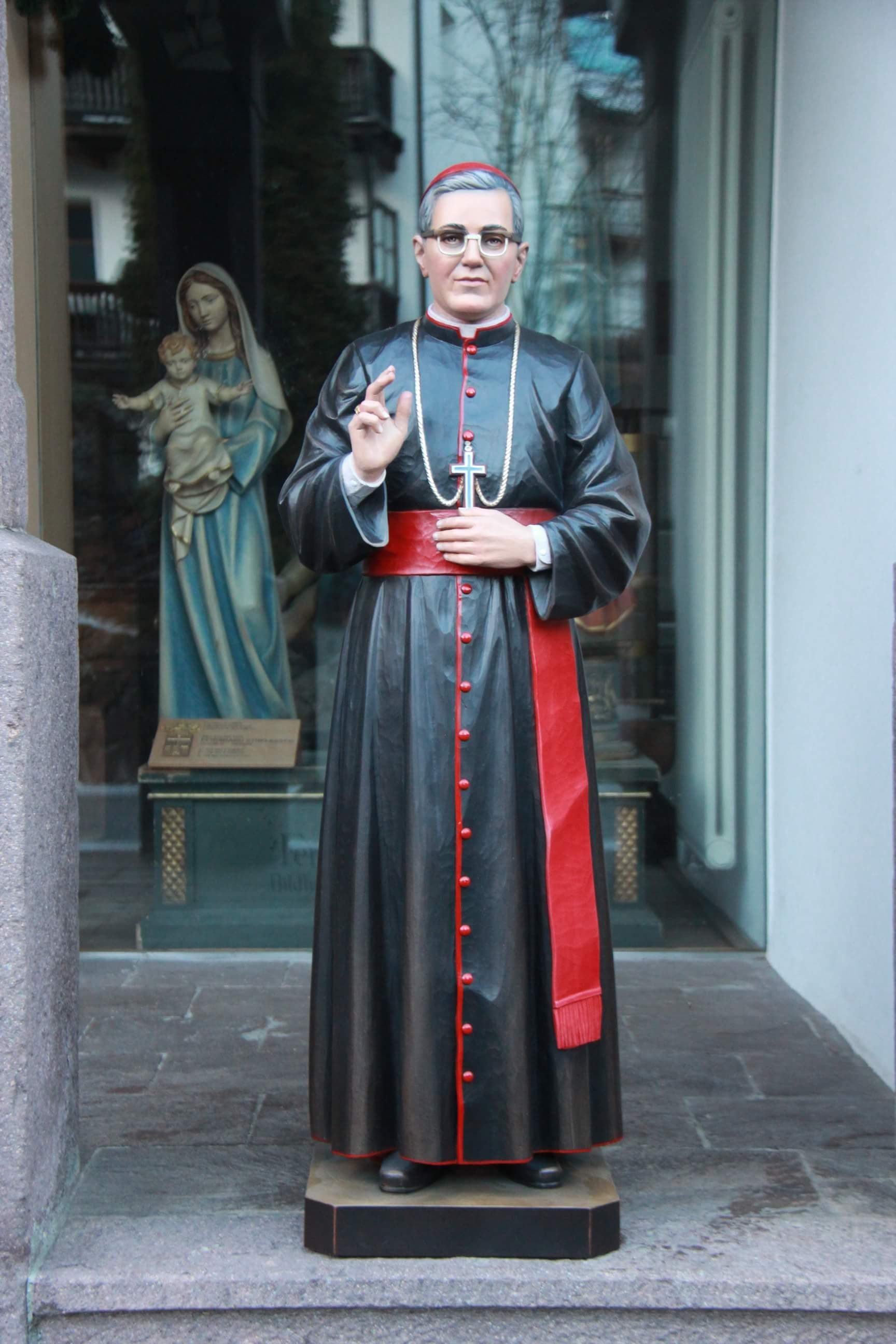 St Oscar Romero | Wood Carved Statue