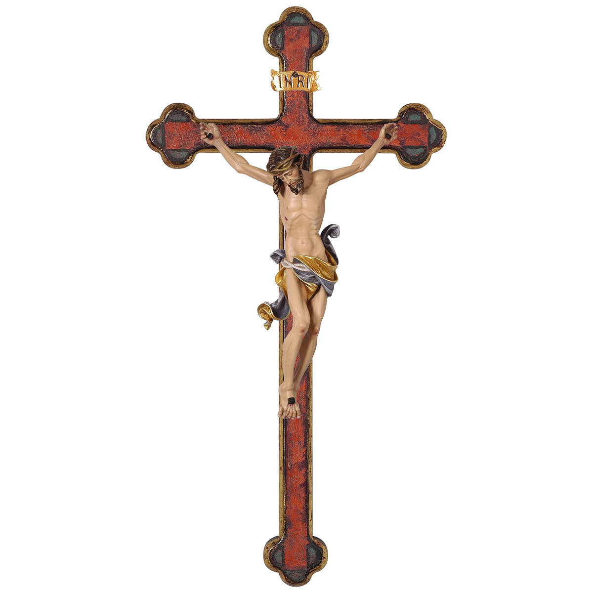 Wood Carved Crucifix | Leonardo Baroque