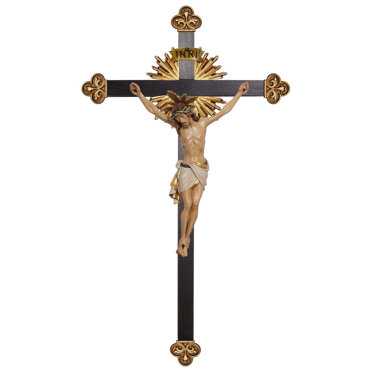 Wood Carved Crucifix | Siena Baroque