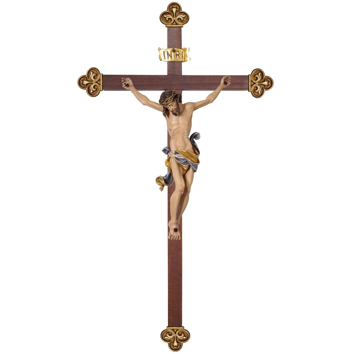 Wood Carved Crucifix | Leonardo Baroque