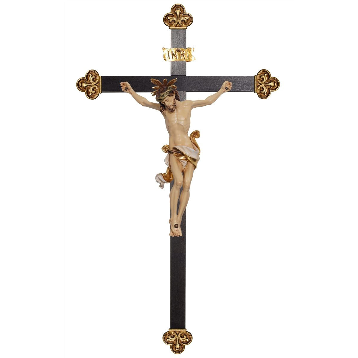 Wood Carved Crucifix | Leonardo Baroque