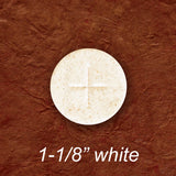 1-1/8" White Communion Bread Wafers