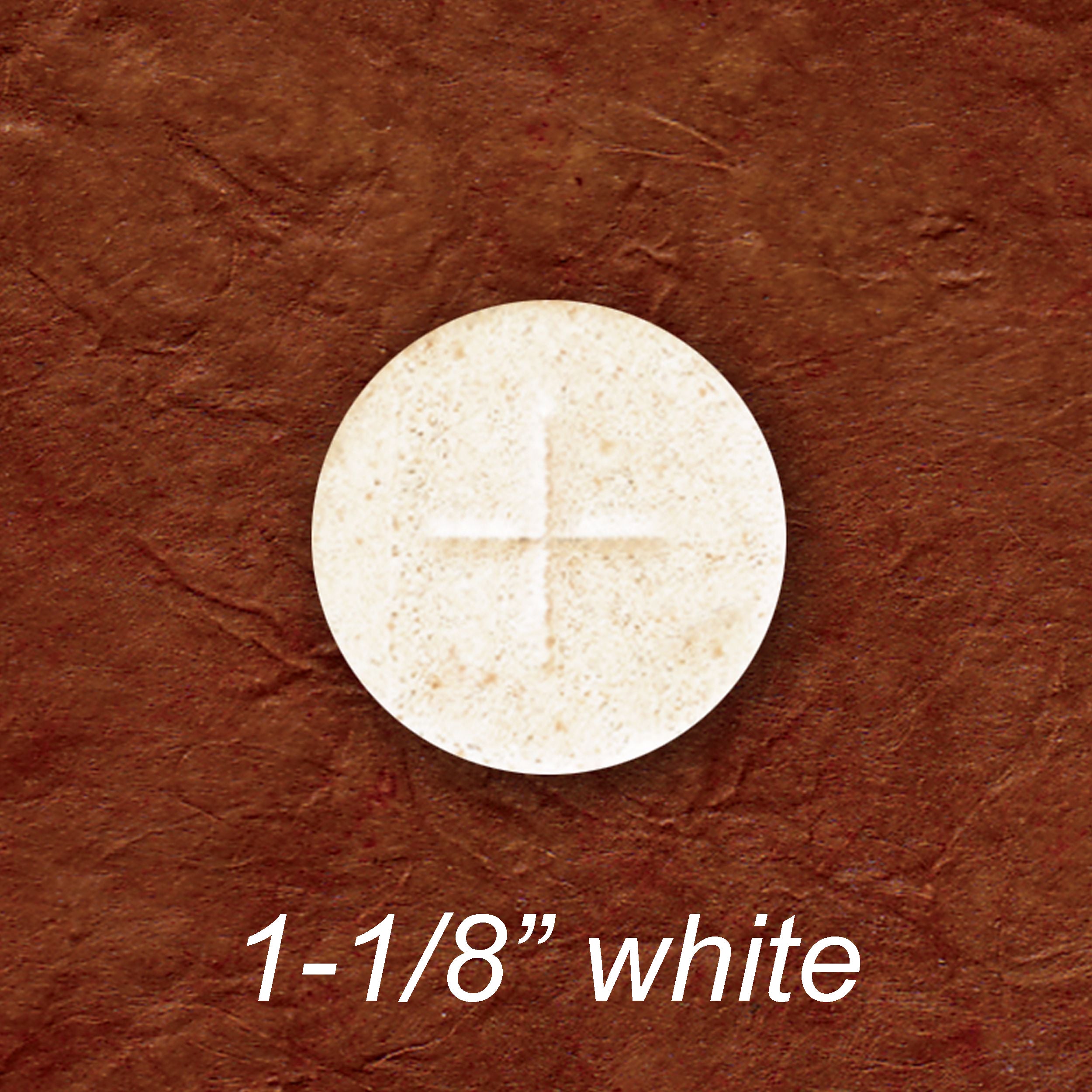 1-1/8" White Communion Bread Wafers