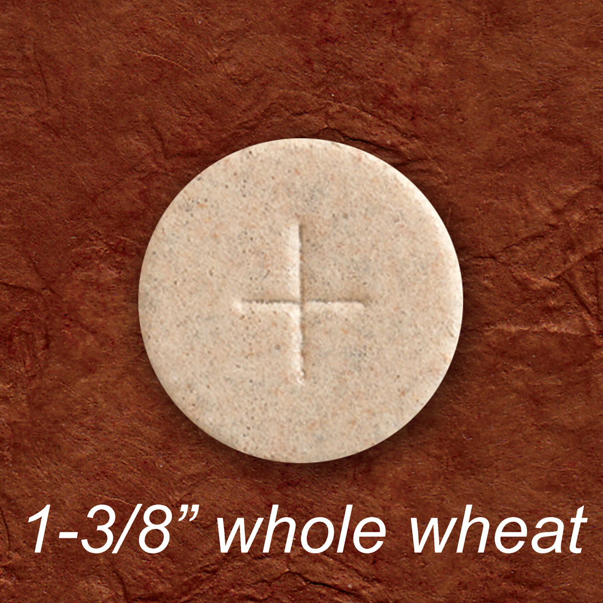 1-3/8" Whole Wheat Communion Bread Wafers