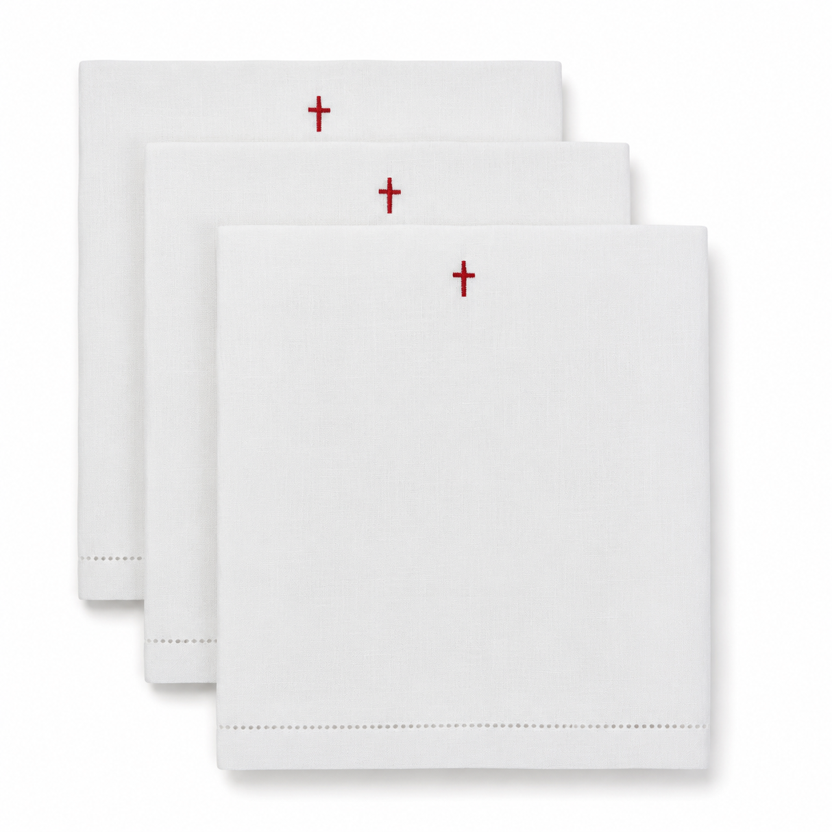 Purificator | 12" x 18" | 100% Pure Linen, hemstitched | pack of 3