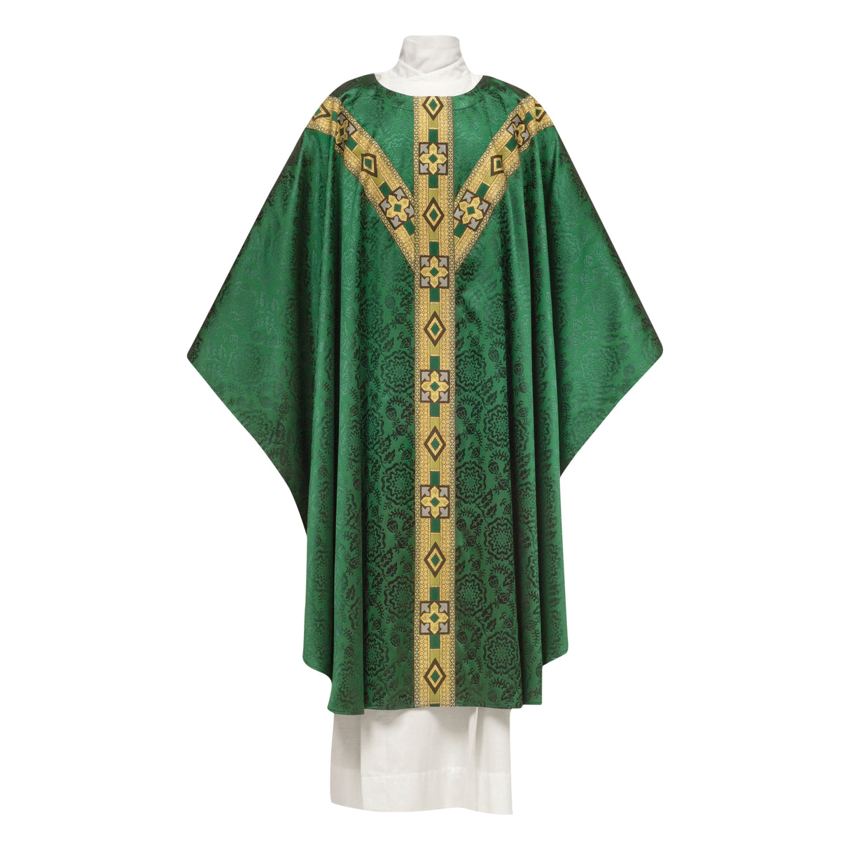 Chasuble | Lyon | Tudor Rose Damask
