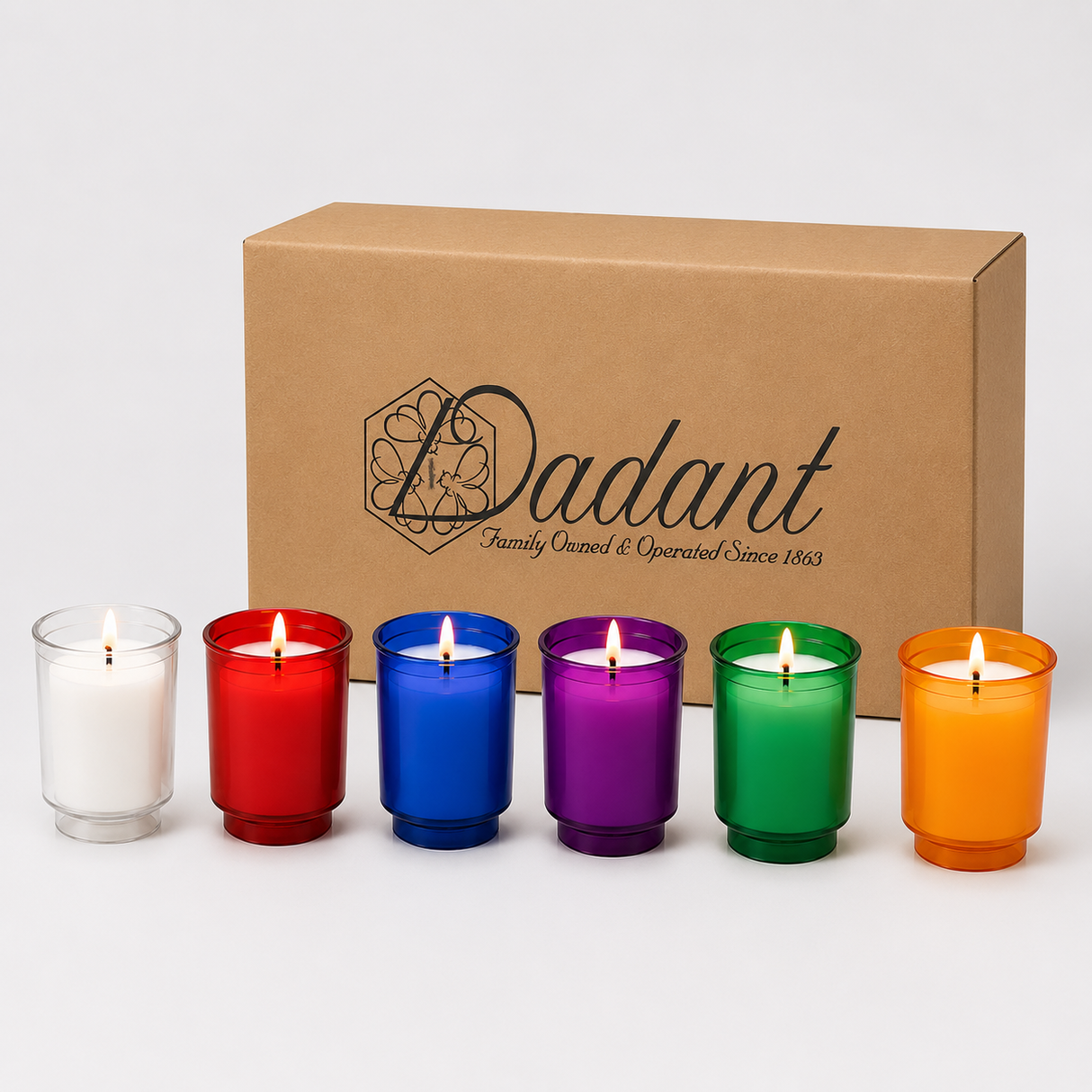 Dadant 10-Hour Disposable Plastic Votive Candles — Case of 200