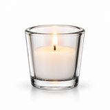 10-Hour Votive Light Glasses | 7 Colors | Box of 12