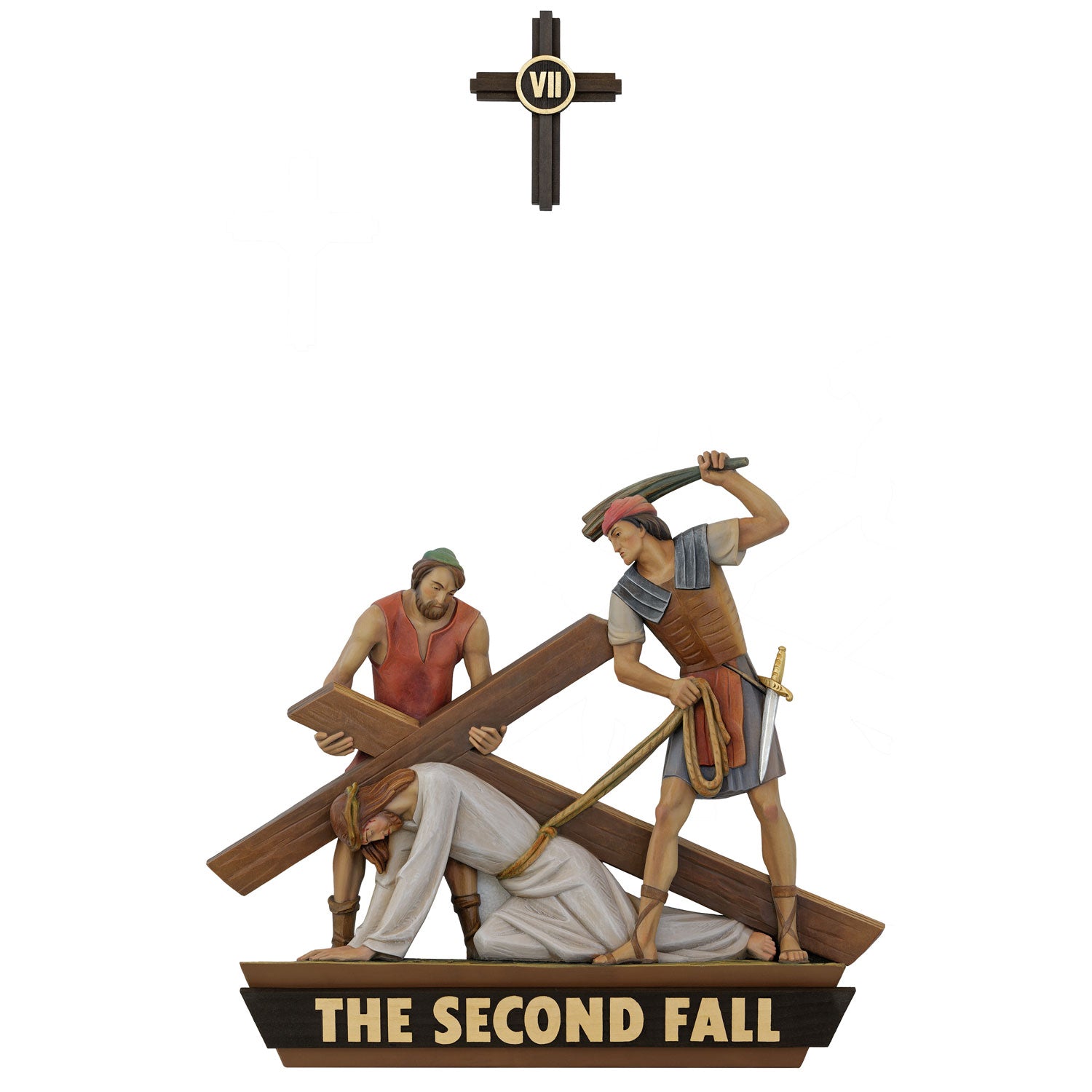 Stations of the Cross | Wood Carved | 36" x 24" | Demetz