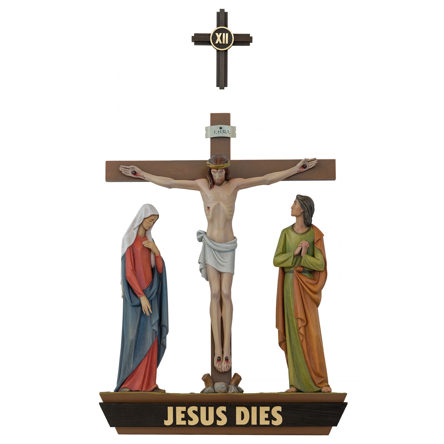 Stations of the Cross | Wood Carved | 36" x 24" | Demetz