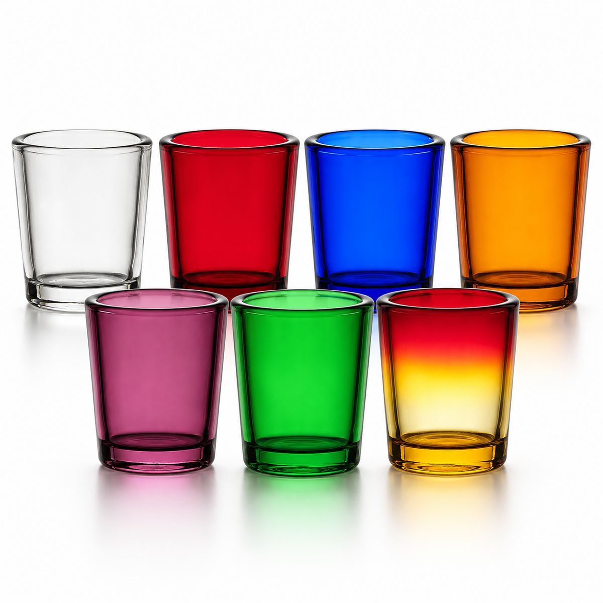 15-Hour Votive Light Glasses | 7 Colors | Box of 12