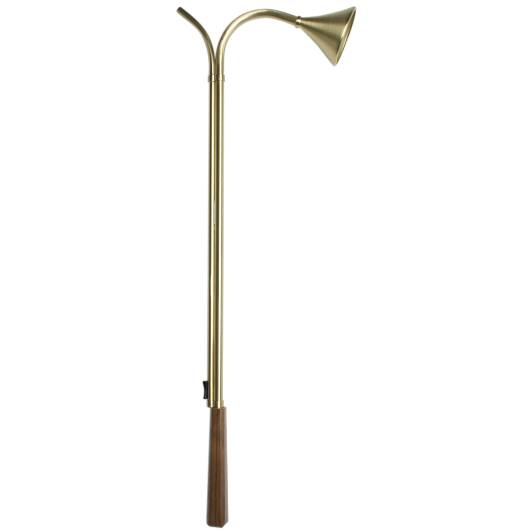 Brass Candle Lighter with Snuffer | 2 foot