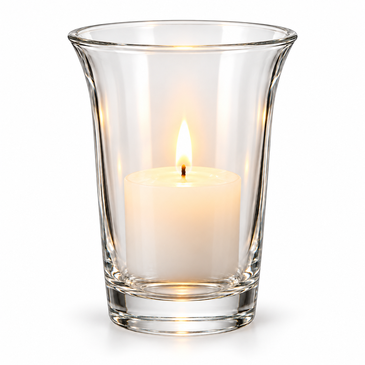 24-Hour Votive Light Glasses | 5 Colors | Box of 12