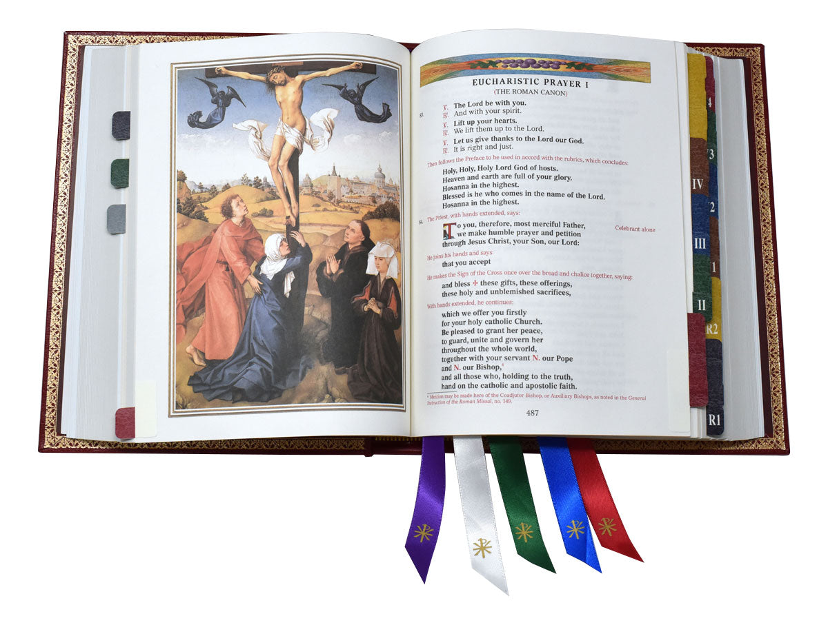 ミサ典礼書 MISSAL Jérusalem Bethléem 木製装丁 仏語 Roman Missal, 3rd Edition | Chapel Leather | 25/13