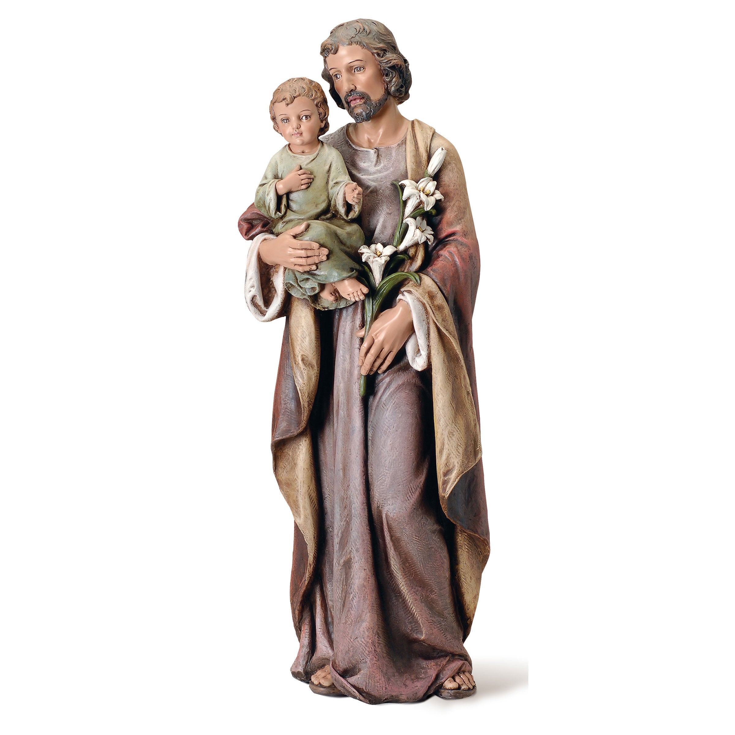 St Joseph and child Jesus Statue - 36 inch