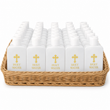 4 oz. Plastic Gold Stamped Holy Water Bottle – Bulk 100