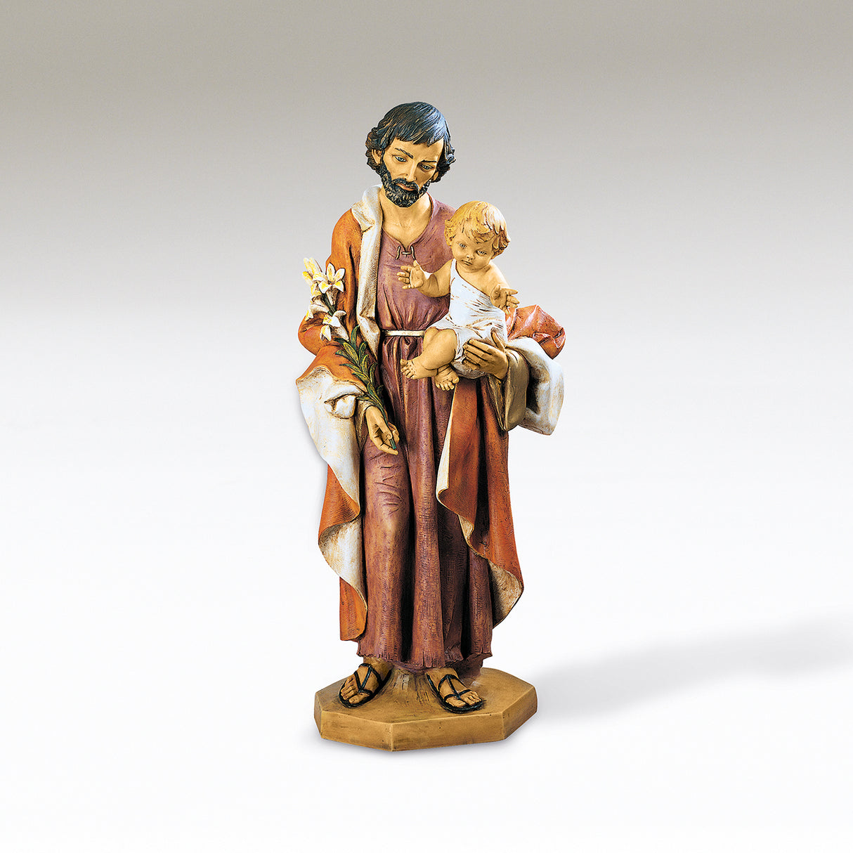 St Joseph with Child Jesus Statue - 40" - Fontanini
